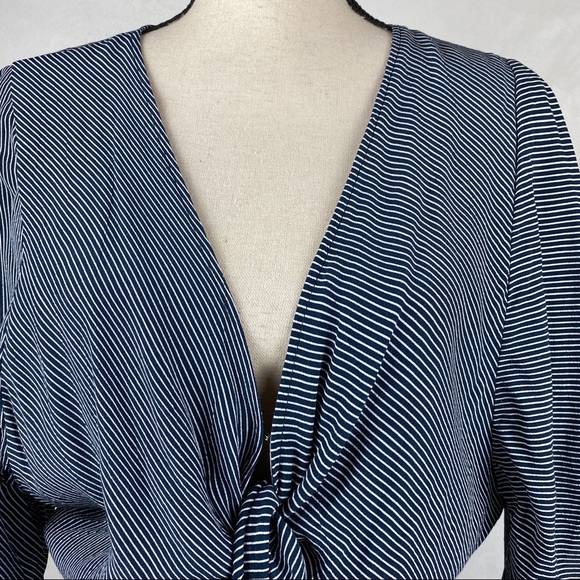 Faithfull The Brand Romper Skirt Striped Knot Tie - Picture 5 of 14